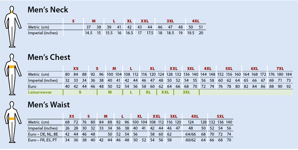 clothing-size-chart-for-men